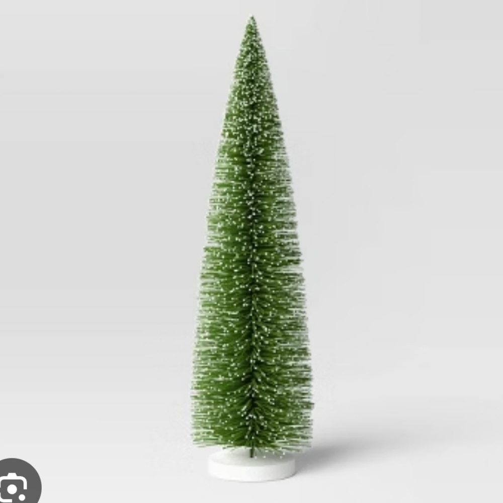 New 36" Green Christmas Bottle Brush Tree Sculpture Indoor Decorative object